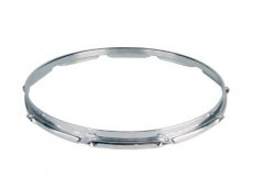 1050101017 Triple flange 1,6mm chrome drum hoop 14/10