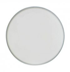 10" coated white drumvel